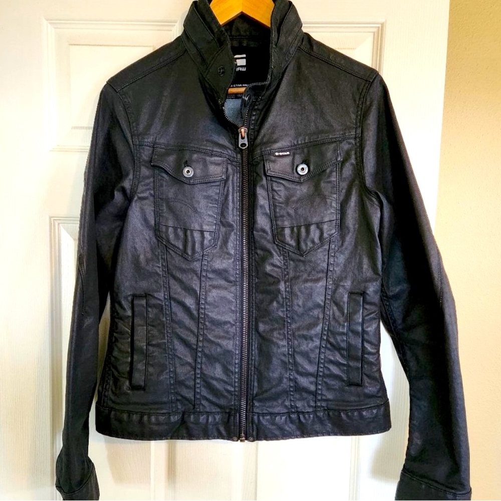 G-Star Arc 3D Waxed Denim Jacket - S